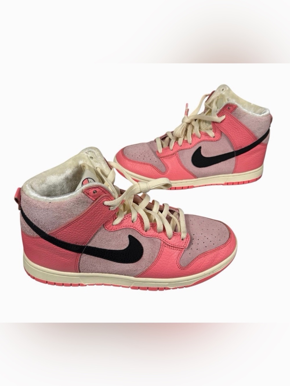 Nike High Hoops Pink High Dunks Womens Shoes Size 9.5